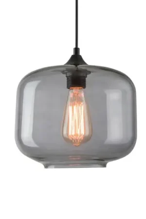 Lampada a sospensione 14102 di vetro, fumé, Ø 24cm Vendita Finale