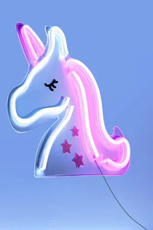 Sconto Applique LED Neon Unicorn, USB