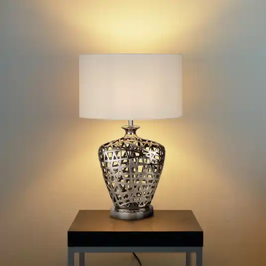 Lampada da tavolo Network Large con tessuto ovale Prezzo Scontato