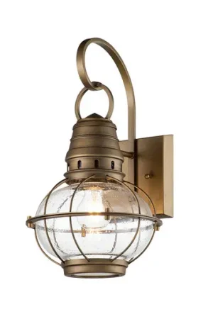 Applique da esterno Bridgeton in ottone Ø 22,8 cm Promozione