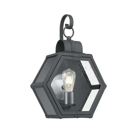 Applique da esterno Larghezza Heath 33,1 cm, nero Spedizione Espresso