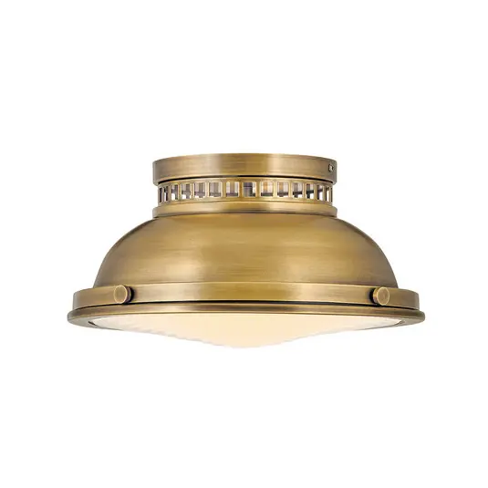 Plafoniera Amelia look anticato ottone Consegna Rapida