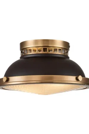 Plafoniera Amelia look anticato marrone Acquista Ora