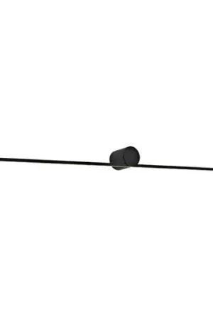 Occasione Imperdibile Applique per il bagno a LED 20146 nero sabbia larghezza 90 cm