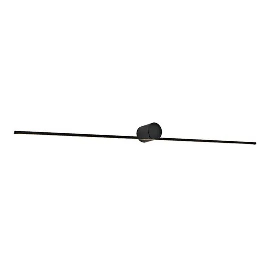 Occasione Imperdibile Applique per il bagno a LED 20146 nero sabbia larghezza 90 cm