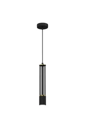 Lampada a sospensione Estilo, nero, 1 luce Saldi