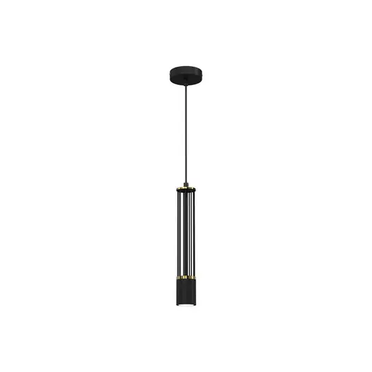 Lampada a sospensione Estilo, nero, 1 luce Saldi