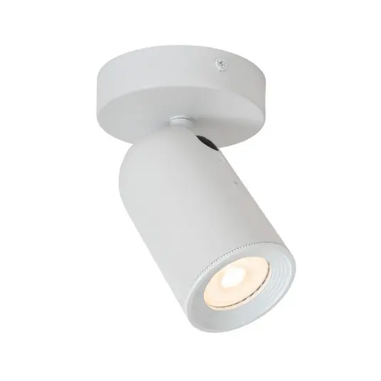 Faretto a parete Punch, 1 luce, bianco Novità