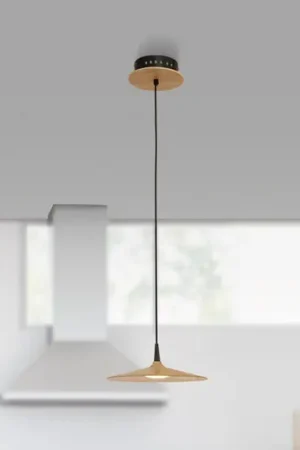 Lampada LED sospensione 19150 legno chiaro Ø 25 cm Must-Have