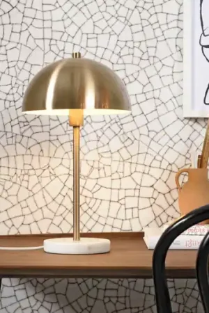 IT‘S ABOUT ROMI Lampada da tavolo Toulouse con base in marmo Pagamento Sicuro