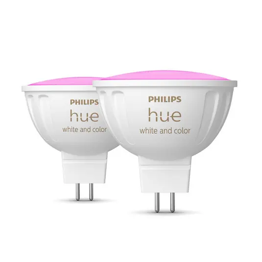 Ultimissimo Modello Philips Hue White+Color Ambiance 6,3W GU5.3 2 pezzi