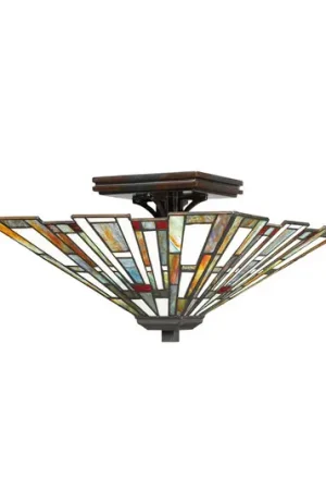 Must-Have Plafoniera Maybeck in stile tiffany