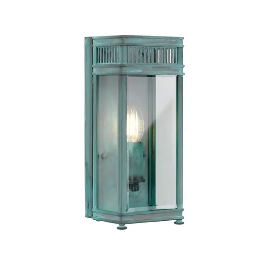 Applique esterni Holborn, finish verderame, 1 luce Compra Adesso