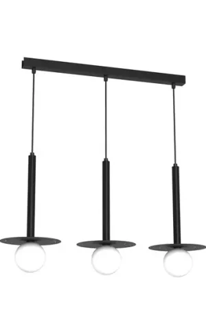 Scelto Dai Clienti Lampada a sospensione Futura, nero/bianco, 3 luci
