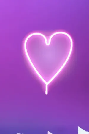 Applique LED Neon Herz, USB Offerta Lampo