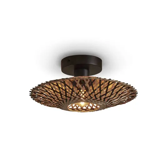 Promozione Esclusiva GOOD & MOJO Kalimantan plafone 30cm nero/naturale