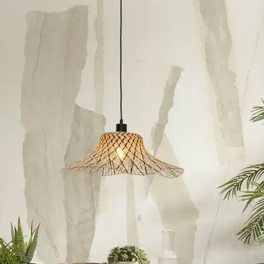 Good & Mojo Lampada a sospensione Ibiza Ø 50 cm Natur Offerta