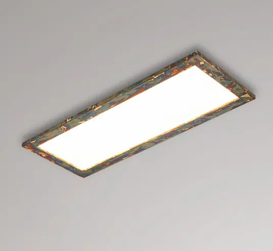 Acquista Ora Pannello LED Quitani Aurinor, colore oro, 86 cm