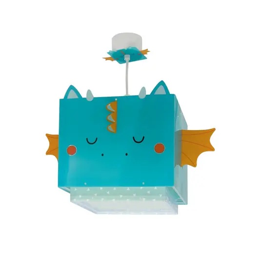 Lampada a sospensione Dalber LITTLE DRAGON, blu/arancione Esclusivo