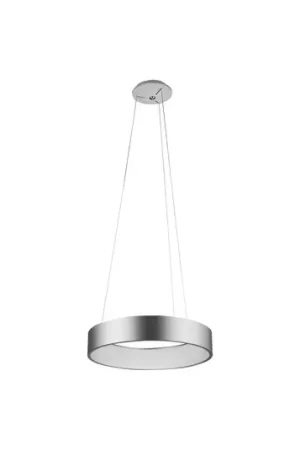 Aluminor Epsilon lampada LED a sospensione, Ø 62 cm, argento Economico