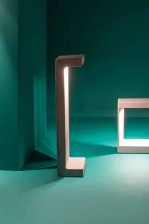 Direttamente Dal Produttore Lampione LED E192 di cemento, altezza 70 cm