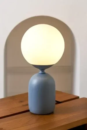 Pauleen Glowing Charm lampada da tavolo, base in ceramica blu Nuova Collezione