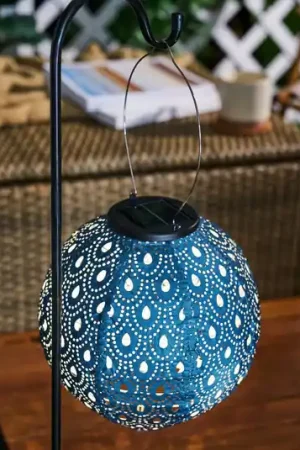 Promo Stagionale Pauleen Sunshine Charm lampada LED solare blu