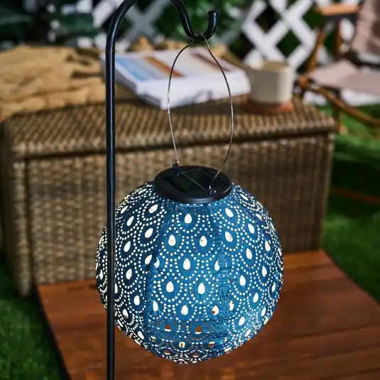 Promo Stagionale Pauleen Sunshine Charm lampada LED solare blu