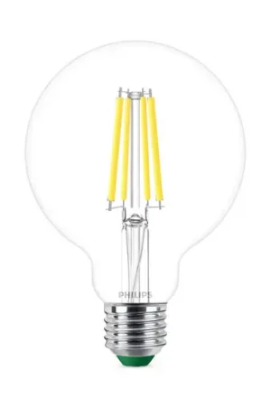 Esclusivo Philips E27 LED globe G95 4W 840lm 840 trasparente