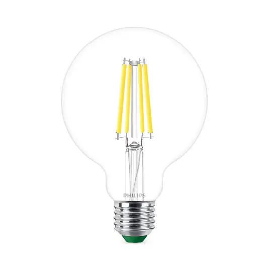 Esclusivo Philips E27 LED globe G95 4W 840lm 840 trasparente