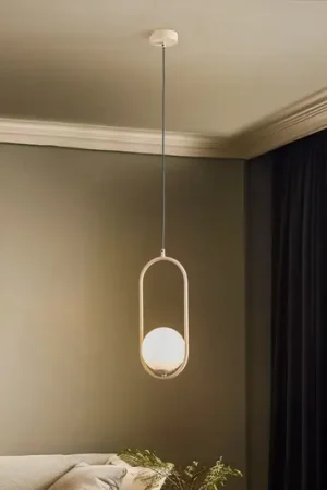 Lampada a sospensione Samba, 1 luce, beige/bianco Compra Oggi Stesso