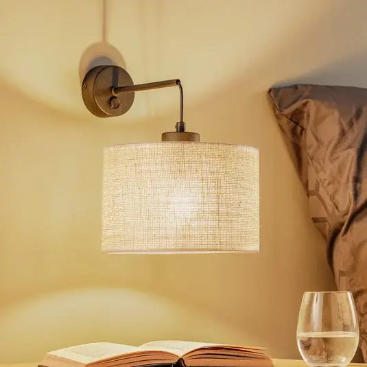 Soddisfatti O Rimborsati Applique Juta, 1 luce