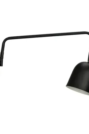 Dyberg Larsen Applique Manchester, nera, sporgenza 45 cm Offerta