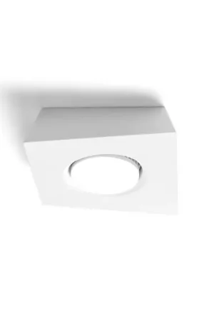 Plafoniera Anchise di gesso, angolare, 1 luce Acquista Ora