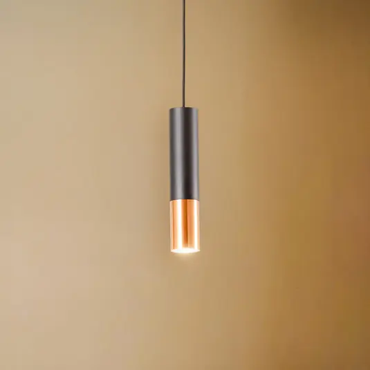 Euluna Thalassa lampada a sospensione a 1 luce GU10 nero/rame Compra Adesso