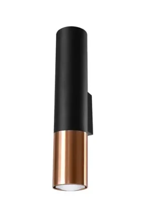 Euluna Thalassa Applique a 2 luci GU10 nero/rame Prezzo Scontato
