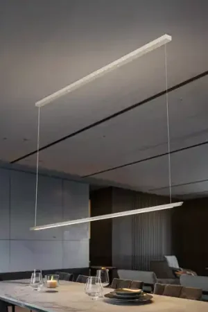 Popolare Quitani Niara LED sospesa CCT alu anodico/naturale