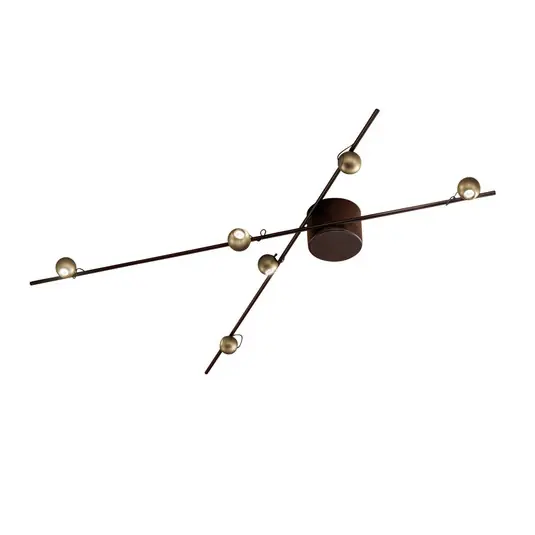 Plafoniera LED Magnetic, bronzo/oro Offerta Limitata