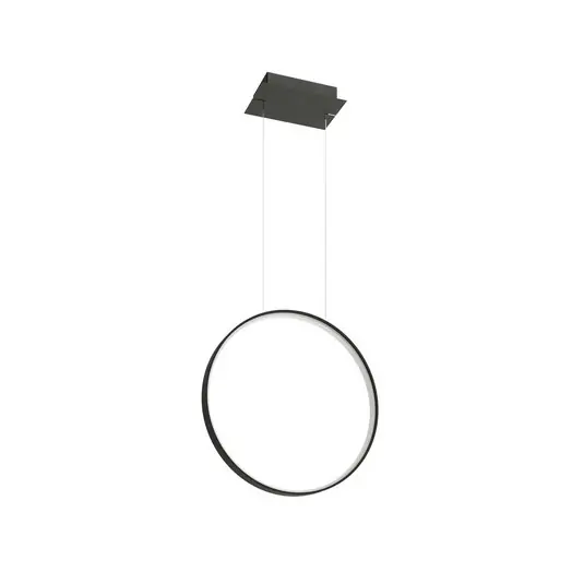 Lampada LED a sospensione Rio 55, verticale 3.000 K nero Saldi