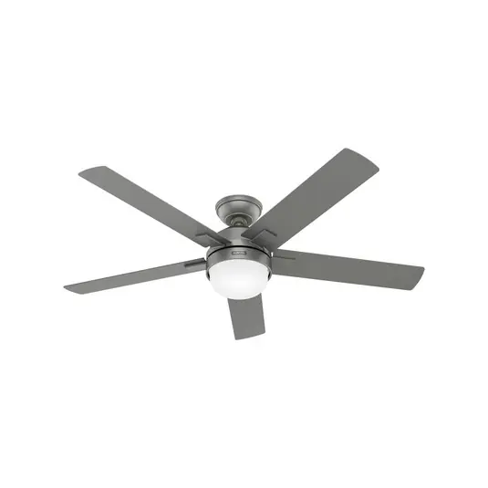 Offerta Ventilatore da soffitto Hunter Zeal Lampada AC E27 argento