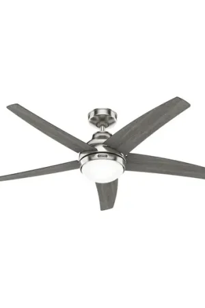 Promozione Hunter Bernard AC ventilatore a pale luce grigio