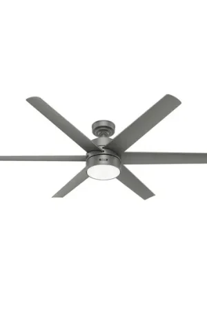 Prezzo Scontato Ventilatore da soffitto Hunter Solaria DC LED IP44 Ø 152