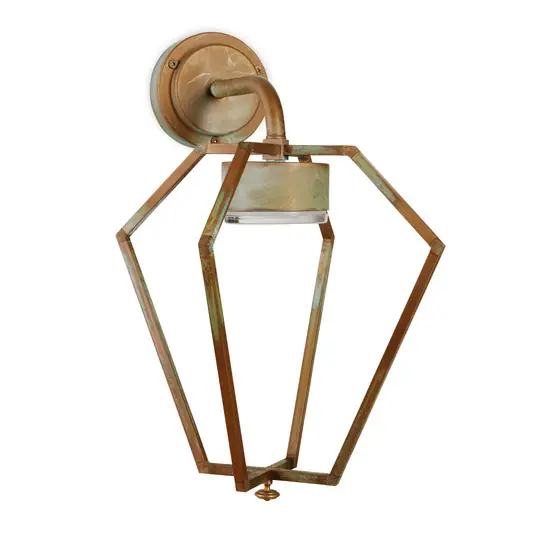 Applique LED esterni Gemstone, ottone antico/opale Soddisfatti O Rimborsati