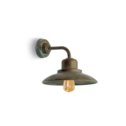 Pagamento Sicuro Applique Patio 1693 ottone anticato