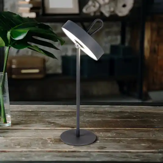 Lampada da tavolo LED Ella, magnetica, grigio Popolare
