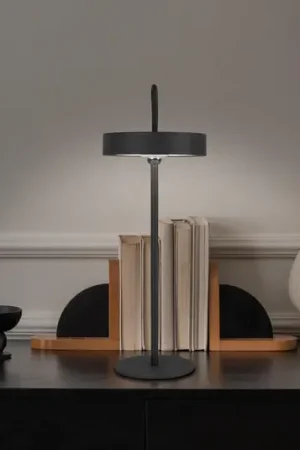 Esclusivo Lampada da tavolo LED Ella, magnetica, nero