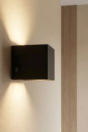 Applique LED Cube accu, magnetica, nero Prezzo Ridotto