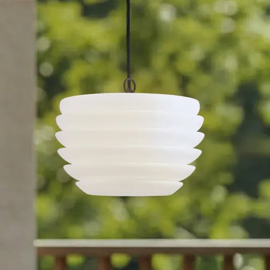Scelto Dai Clienti Lindby Arona lampada a sospensione, Ø 38cm, bianco