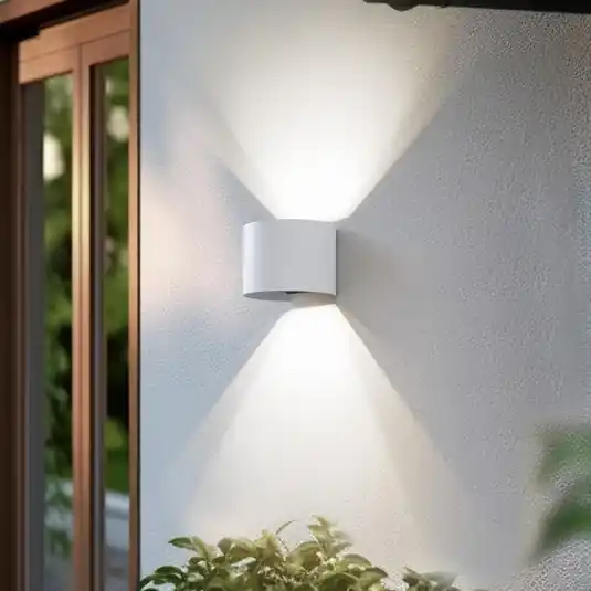Lindby Smart LED applique da esterno Dara bianco rotondo CCT RGB Tuya Bestseller