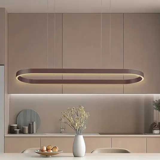 Lucande Smart lampada LED a sospensione Melinay, caffè, CCT, Tuya Compra Adesso